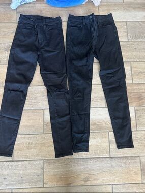 American Eagle Black Stretch Jeans Set